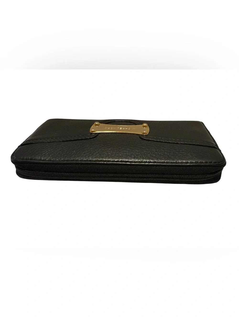Michael Kors Saratoga Pebble Leather Zip Around Continental Wallet